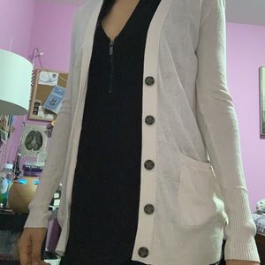 Hollister Cream Cardigan